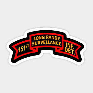 151st Inf - LRSU Scroll Sticker